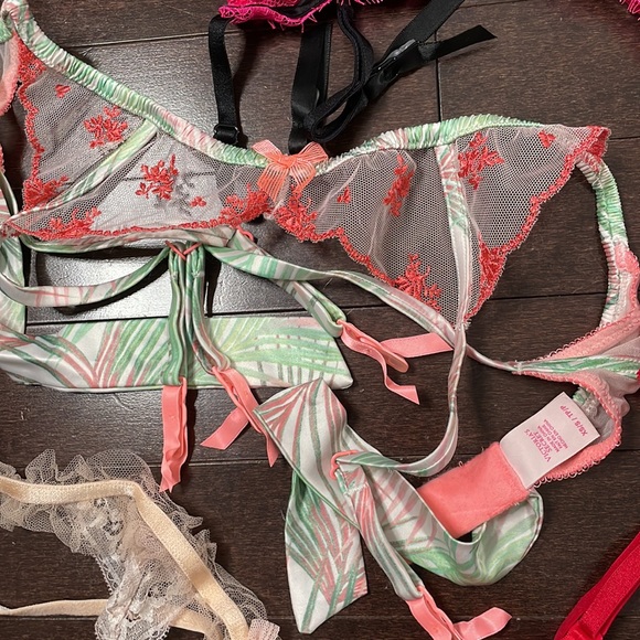 VICTORIA SECRET GARTER BELT 5pc SET - Picture 3 of 7